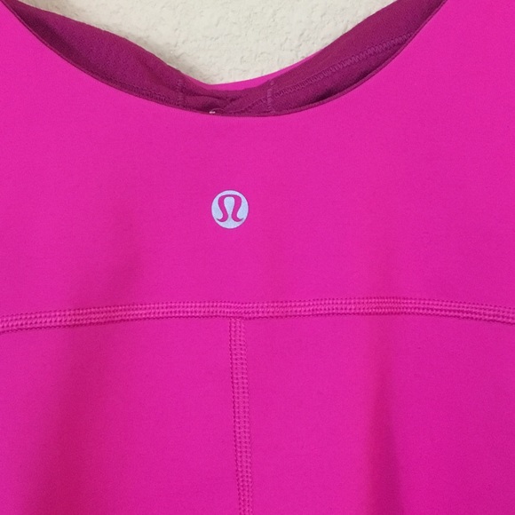 Lululemon Pink Athletic Tank Top size 6 - Picture 3 of 4